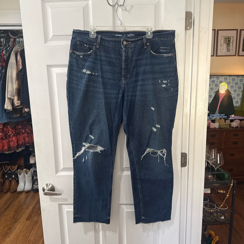 Old Navy Slouchy Straight jeans